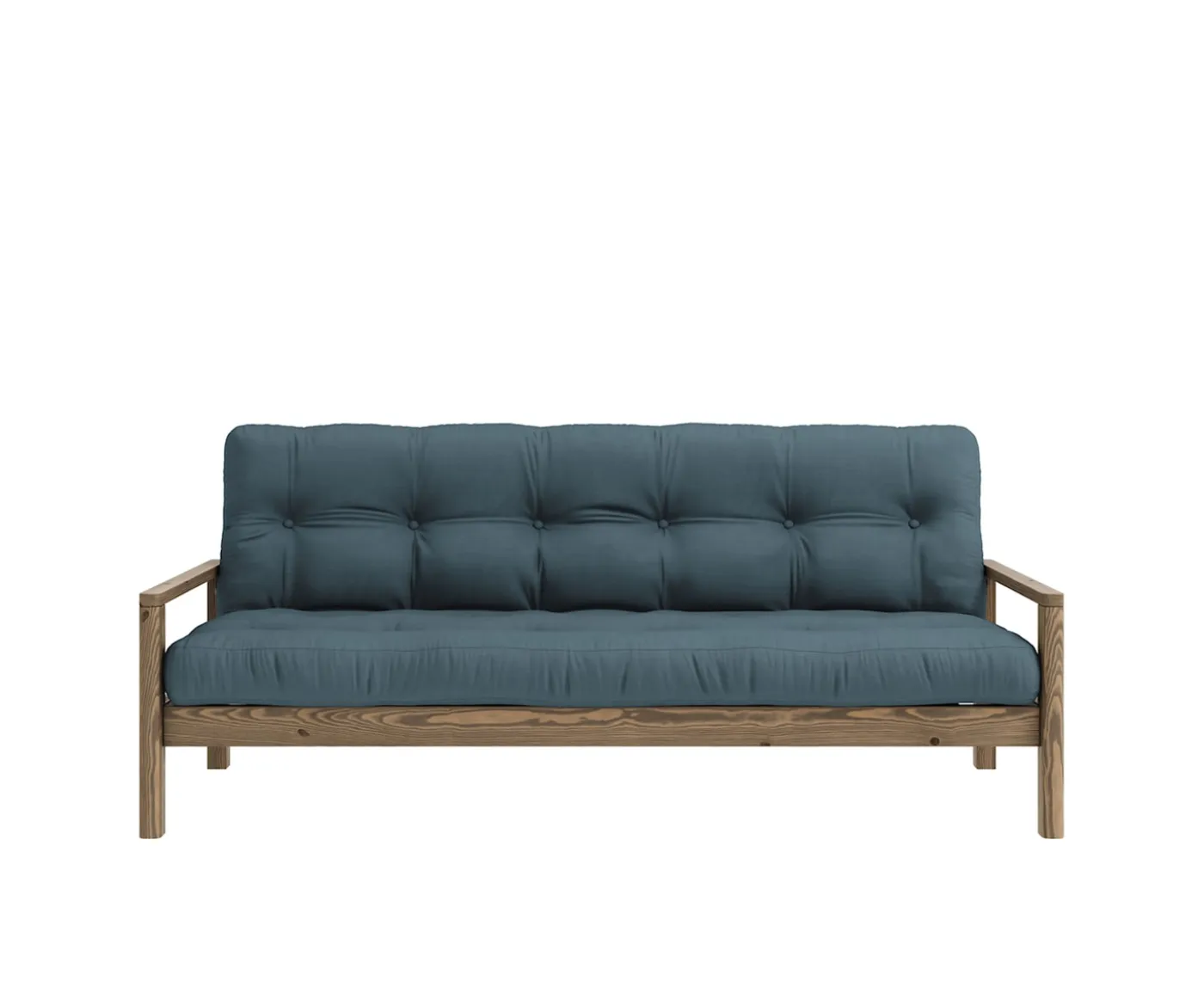 Karup Design Knob Bäddsoffa Brun/Petrol Blue 190cm