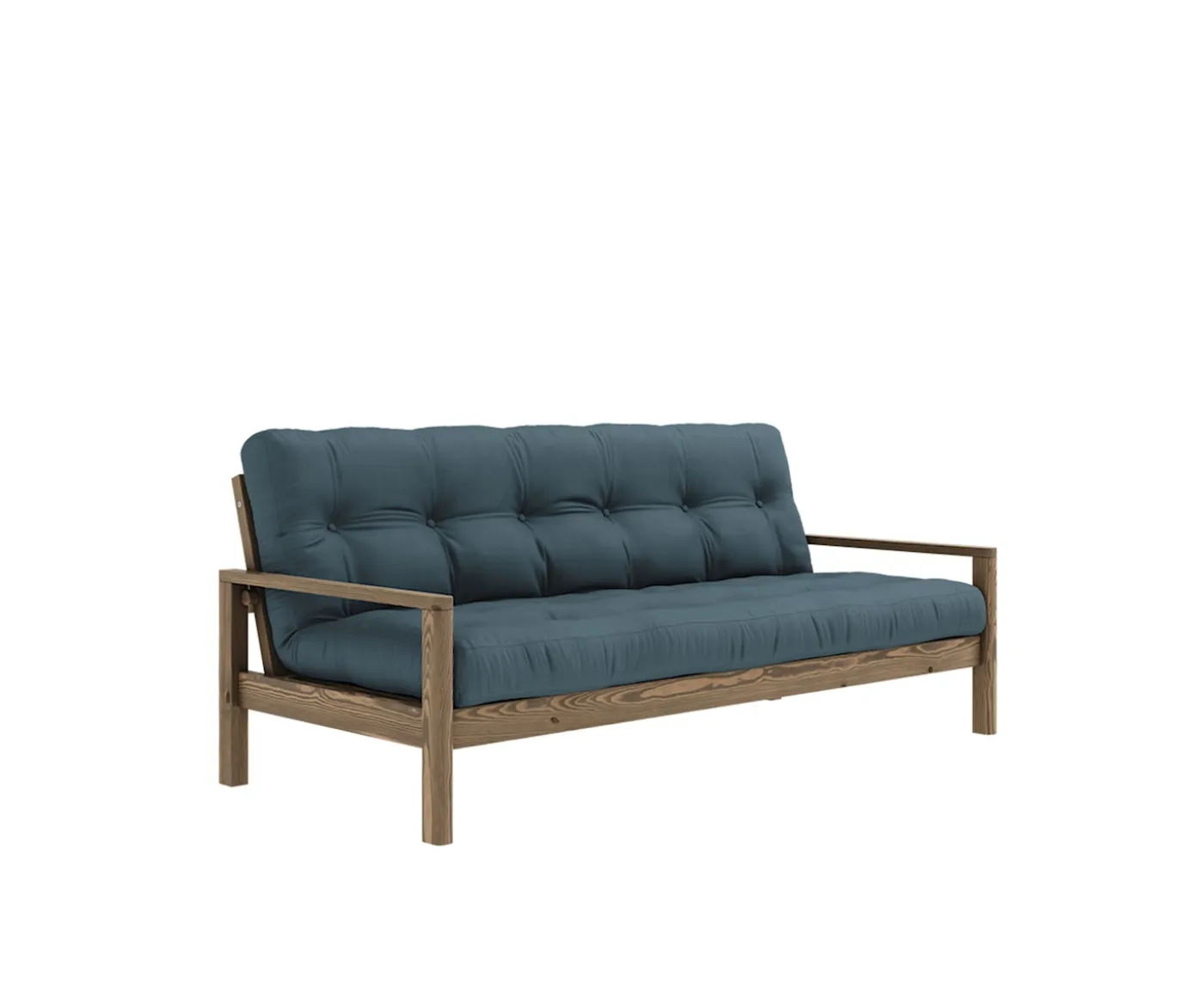Karup Design Knob Bäddsoffa Brun/Petrol Blue 190cm