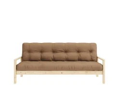 Karup Design Knob Bäddsoffa Natur/Mocca 190cm