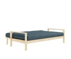 Karup Design Knob Bäddsoffa Natur/Petrol Blue 190cm