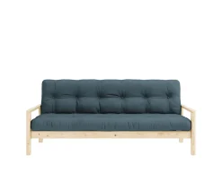 Karup Design Knob Bäddsoffa Natur/Petrol Blue 190cm