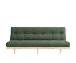 Karup Design Lean Bäddsoffa Raw/Olive Green 200cm