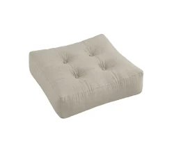 Karup Design More Sittpuff Linen 70x70cm