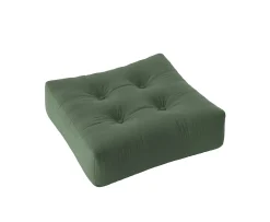 Karup Design More Sittpuff Olive Green 70x70cm