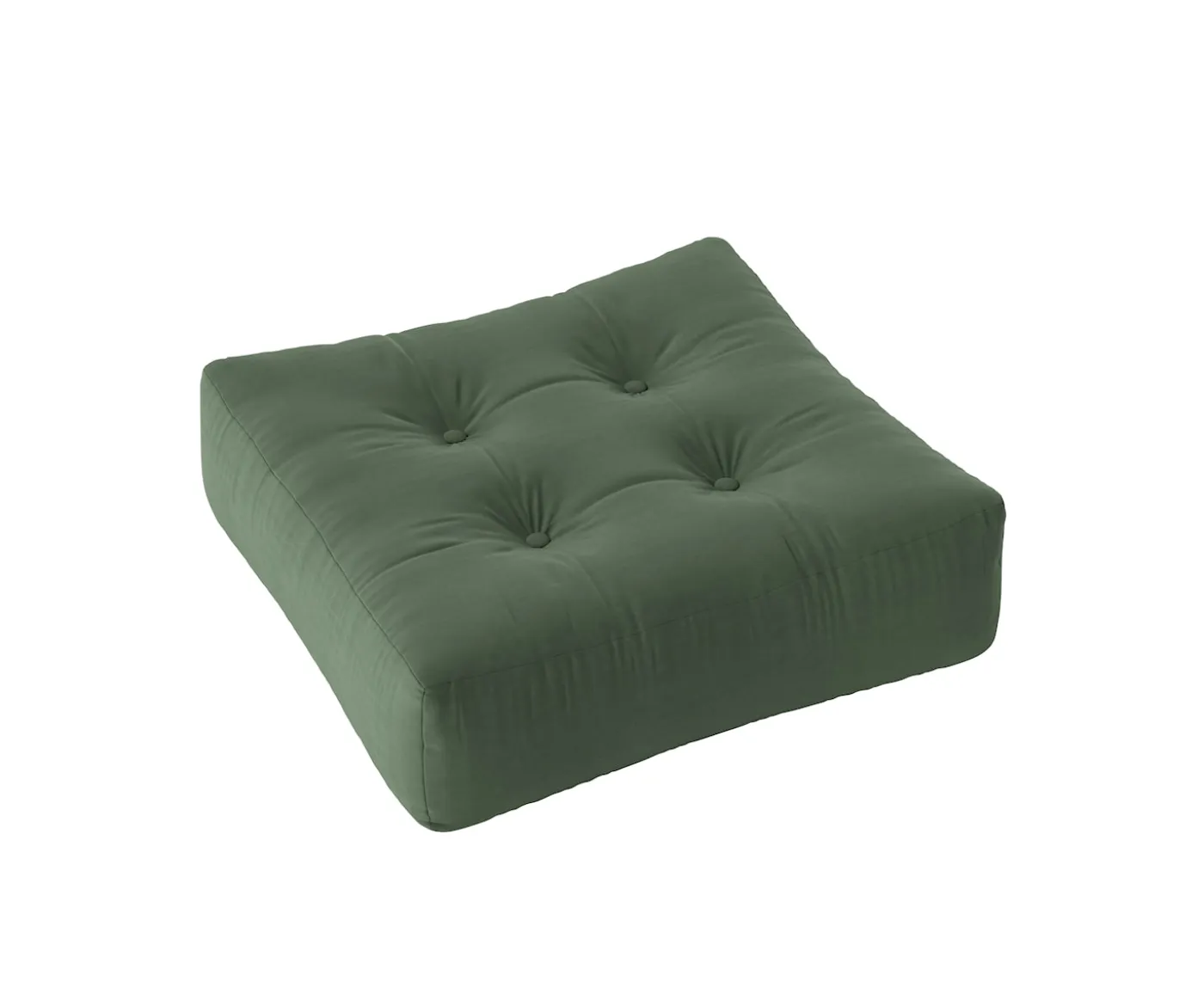 Karup Design More Sittpuff Olive Green 70x70cm