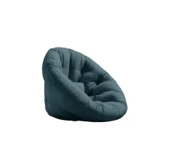 Karup Design Nido Loungepuff Petrol Blue