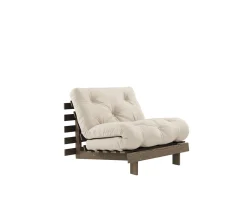 Karup Design Roots Bäddfåtölj Brun/Beige 90cm