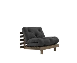 Karup Design Roots Bäddfåtölj Brun/Dark Grey 90cm
