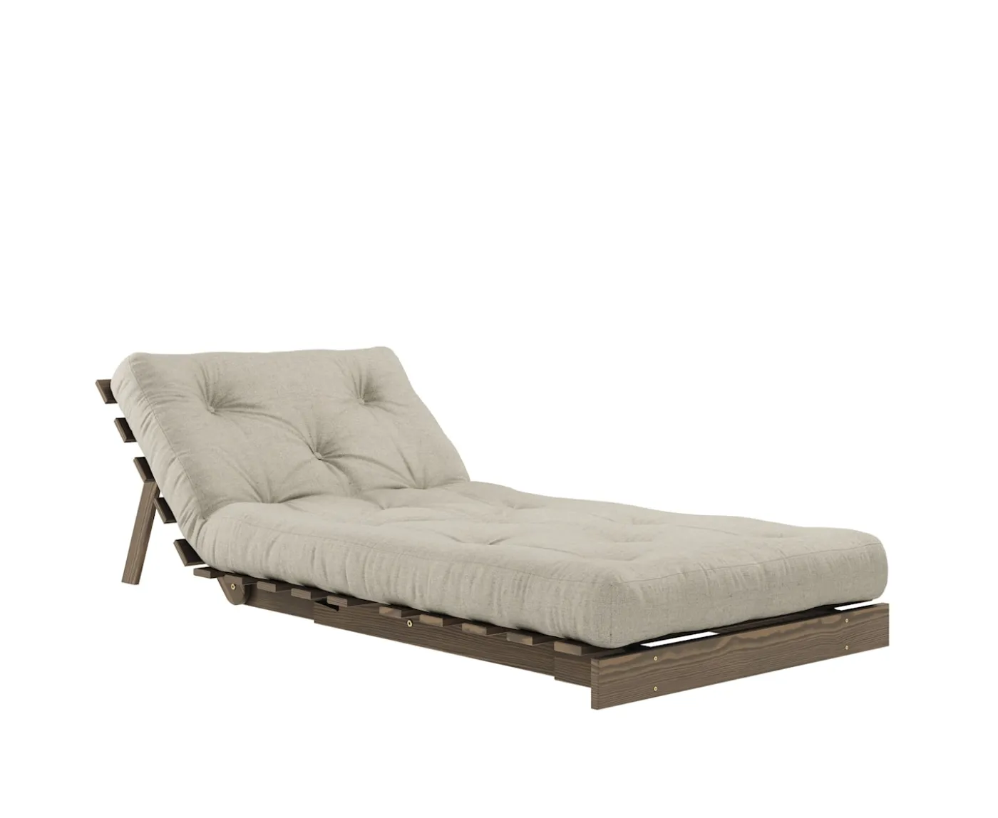Karup Design Roots Bäddfåtölj Brun/Linen 90cm