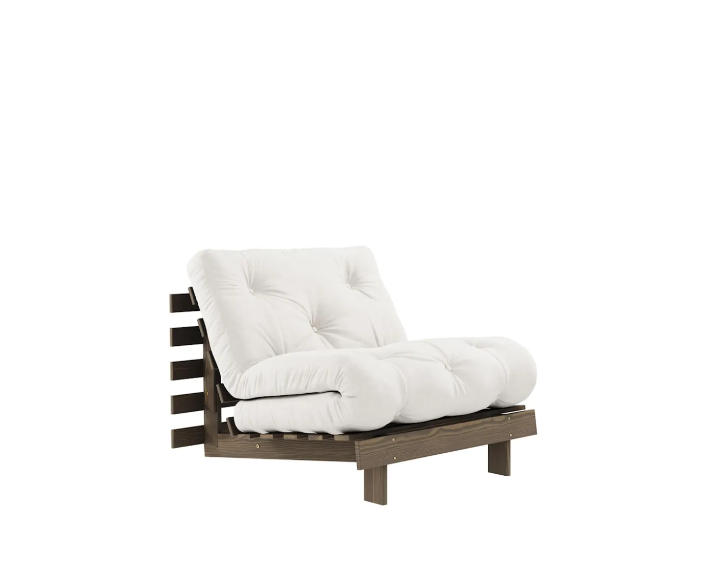 Karup Design Roots Bäddfåtölj Brun/Natural 90cm
