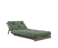 Karup Design Roots Bäddfåtölj Brun/Olive Green 90cm