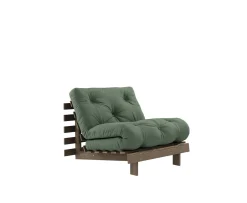 Karup Design Roots Bäddfåtölj Brun/Olive Green 90cm