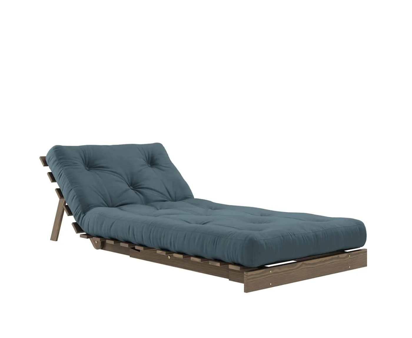 Karup Design Roots Bäddfåtölj Brun/Petrol Blue 90cm