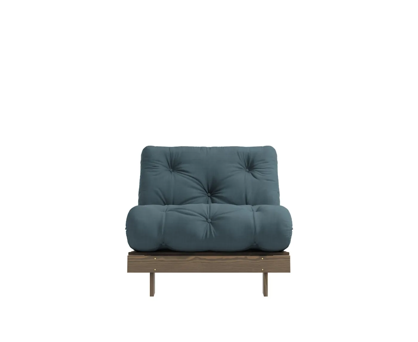 Karup Design Roots Bäddfåtölj Brun/Petrol Blue 90cm