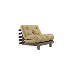 Karup Design Roots Bäddfåtölj Brun/Wheat Beige 90cm
