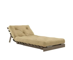 Karup Design Roots Bäddfåtölj Brun/Wheat Beige 90cm