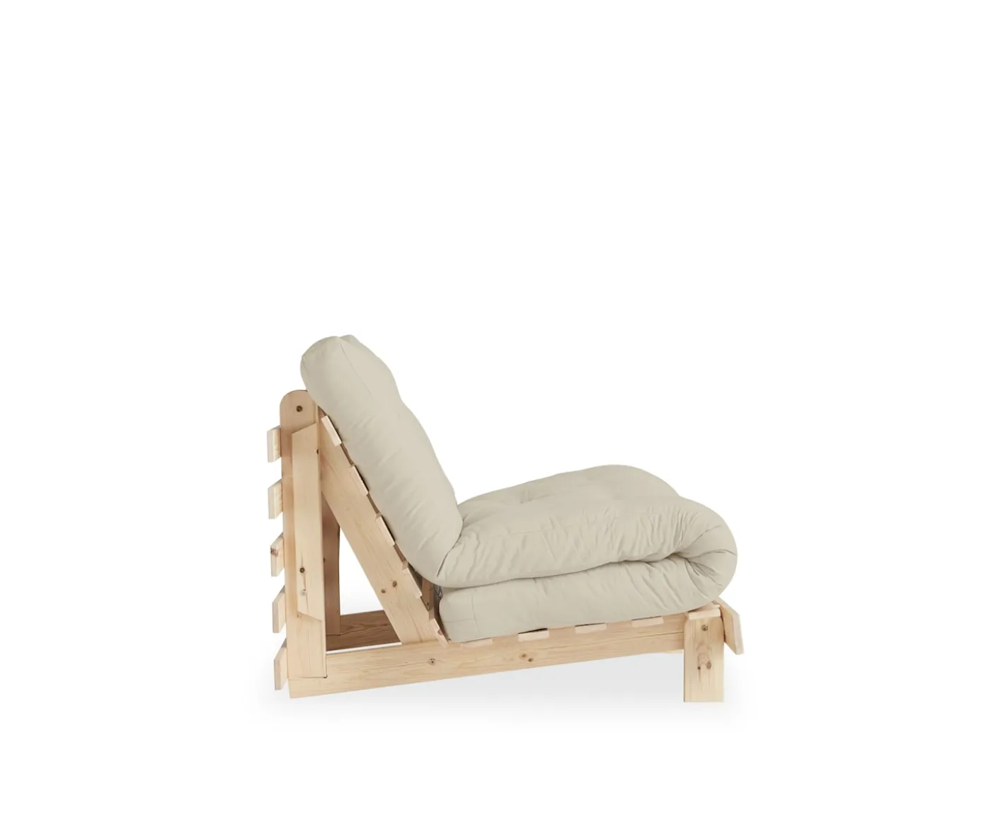 Karup Design Roots Bäddfåtölj Natur/Beige 90cm