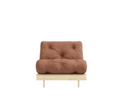 Karup Design Roots Bäddfåtölj Natur/Clay Brown 90cm