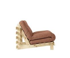 Karup Design Roots Bäddfåtölj Natur/Clay Brown 90cm