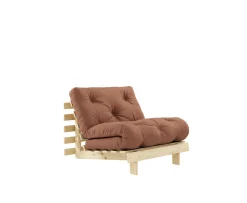 Karup Design Roots Bäddfåtölj Natur/Clay Brown 90cm