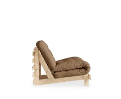 Karup Design Roots Bäddfåtölj Natur/Mocca 90cm