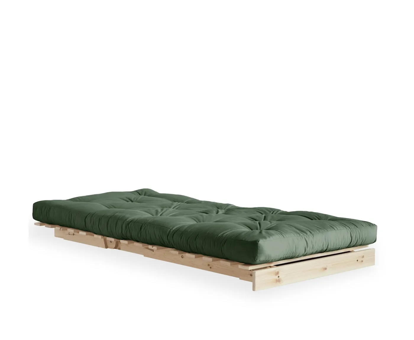Karup Design Roots Bäddfåtölj Natur/Olive Green 90cm