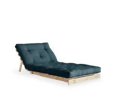Karup Design Roots Bäddfåtölj Natur/Petrol Blue 90cm