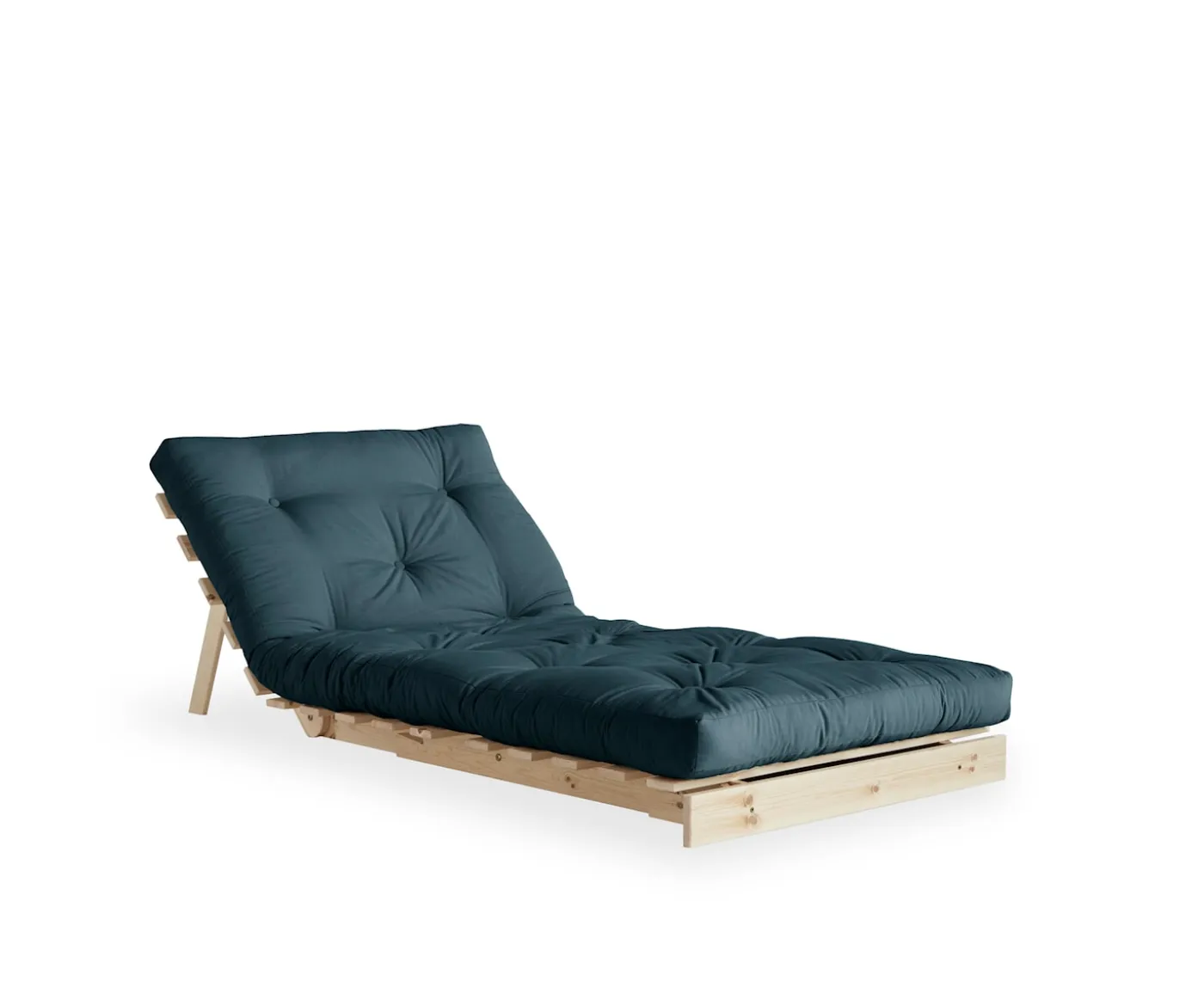 Karup Design Roots Bäddfåtölj Natur/Petrol Blue 90cm