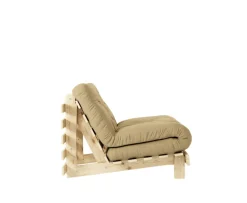 Karup Design Roots Bäddfåtölj Natur/Wheat Beige 90cm