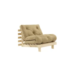 Karup Design Roots Bäddfåtölj Natur/Wheat Beige 90cm