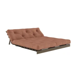 Karup Design Roots Bäddsoffa Brun/Clay Brown 160cm