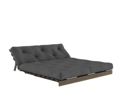 Karup Design Roots Bäddsoffa Brun/Dark Grey 160cm
