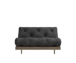 Karup Design Roots Bäddsoffa Brun/Dark Grey 140cm