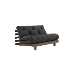 Karup Design Roots Bäddsoffa Brun/Dark Grey 140cm