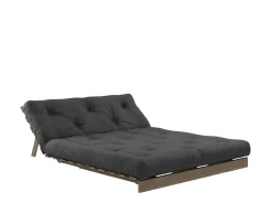 Karup Design Roots Bäddsoffa Brun/Dark Grey 140cm