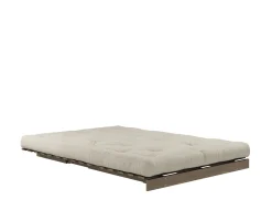 Karup Design Roots Bäddsoffa Brun/Linen 140cm