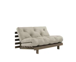 Karup Design Roots Bäddsoffa Brun/Linen 140cm