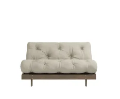 Karup Design Roots Bäddsoffa Brun/Linen 140cm