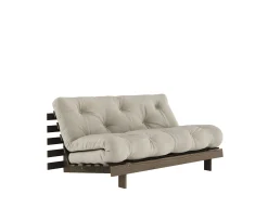 Karup Design Roots Bäddsoffa Brun/Linen 160cm