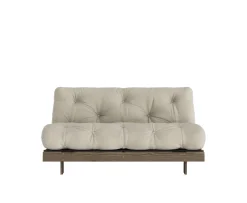 Karup Design Roots Bäddsoffa Brun/Linen 160cm