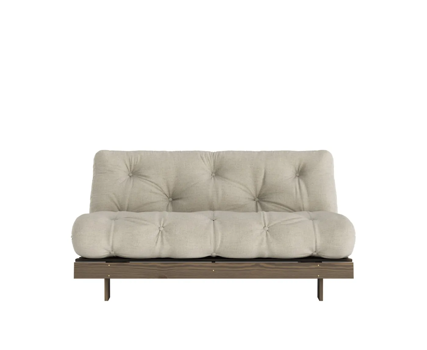Karup Design Roots Bäddsoffa Brun/Linen 160cm