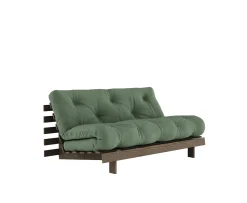 Karup Design Roots Bäddsoffa Brun/Olive Green 160cm