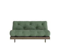 Karup Design Roots Bäddsoffa Brun/Olive Green 160cm