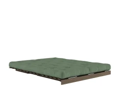Karup Design Roots Bäddsoffa Brun/Olive Green 160cm