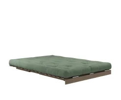 Karup Design Roots Bäddsoffa Brun/Olive Green 140cm