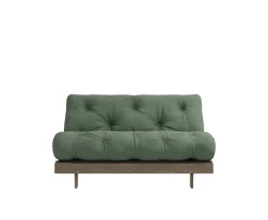 Karup Design Roots Bäddsoffa Brun/Olive Green 140cm