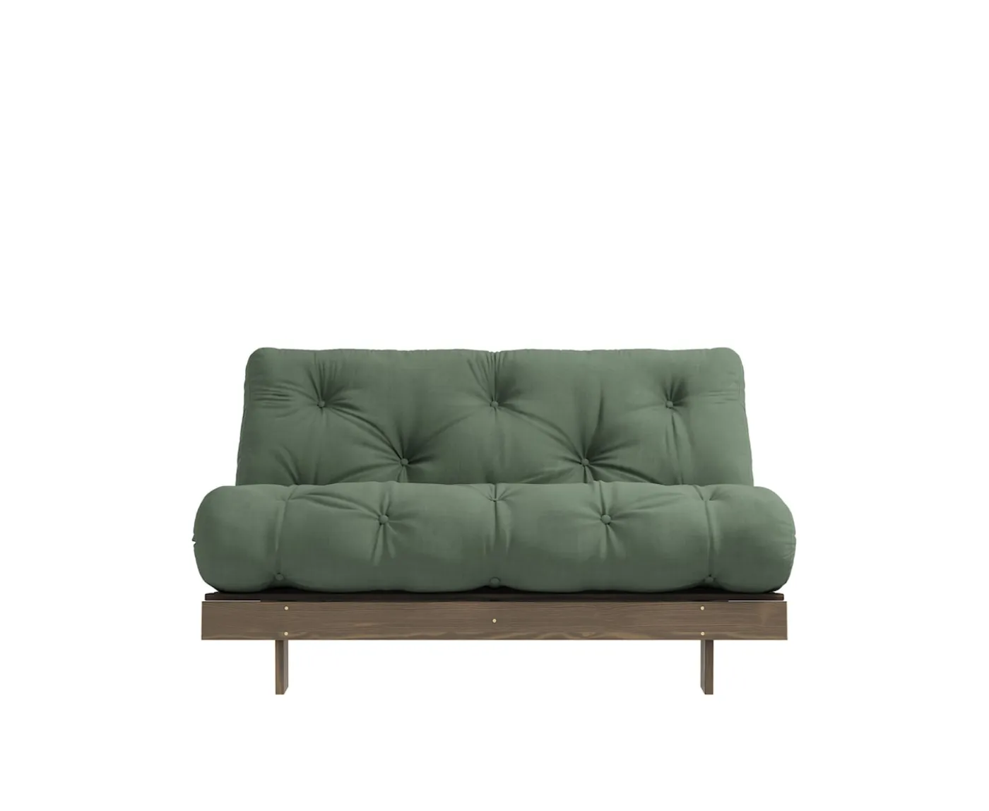 Karup Design Roots Bäddsoffa Brun/Olive Green 140cm