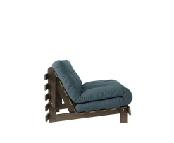 Karup Design Roots Bäddsoffa Brun/Petrol Blue 140cm