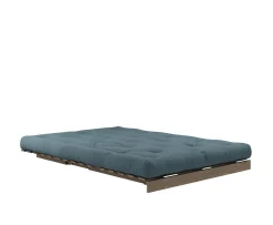 Karup Design Roots Bäddsoffa Brun/Petrol Blue 140cm