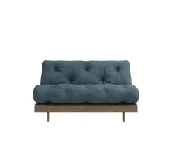 Karup Design Roots Bäddsoffa Brun/Petrol Blue 140cm